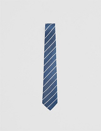 Silk Twill Stripe Tie