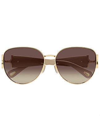 GOLD ROUND Sunglasses