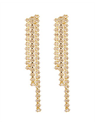 SPARKLE FRINGE EARRINGS