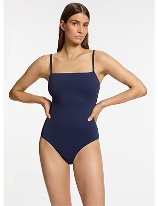 Isla Rib Minimal Tank One Piece Swimsuit