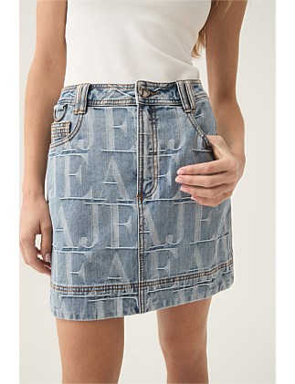 Nostalgia Denim Mini Skirt