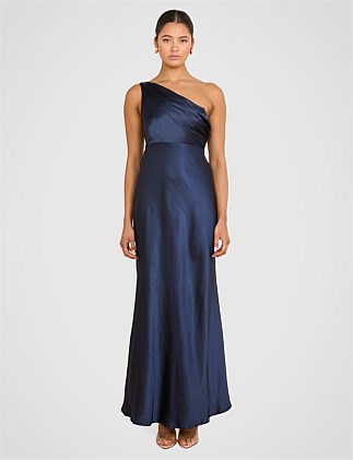 ANITA ONE SHOULDER SATIN GOWN