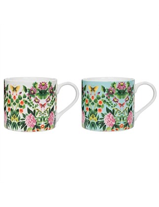 IKEBANA DAMASK MUG 300ML Set 2