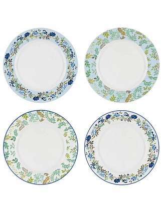 PORCELAINE DE CHINE DINNER PLATE 27CM Set 4