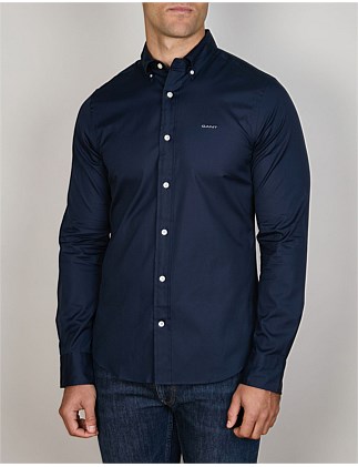 Slim Fit Pinpoint Oxford Shirt