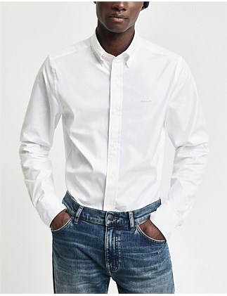 Slim Fit Pinpoint Oxford Shirt