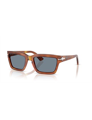 Rectangle BROWN BLUE Sunglasses