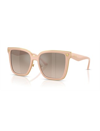 Butterfly PINK BROWN GRAD GREY MIRROR SILVER Sunglasses