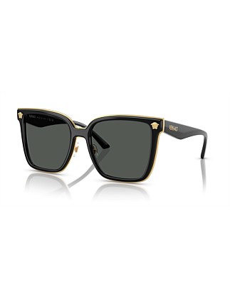 Butterfly BLACK DARK GREY Sunglasses