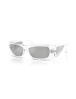 Pillow CLEAR CLEAR MIRROR SILVER Sunglasses