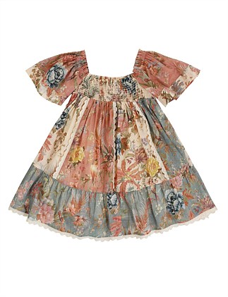 Tallow Paneled Frill Dress (2Yrs - 12 Yrs)