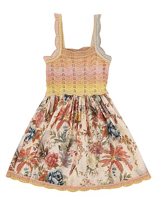 Tallow Knit Printed Dress (2Yrs - 12 Yrs)