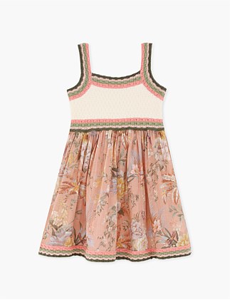 Tallow Knit Printed Dress (2Yrs - 12 Yrs)