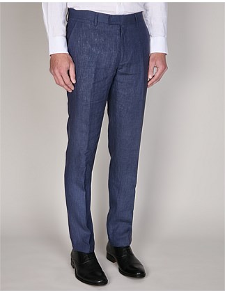 GRANT NAVY LINEN TROUSER