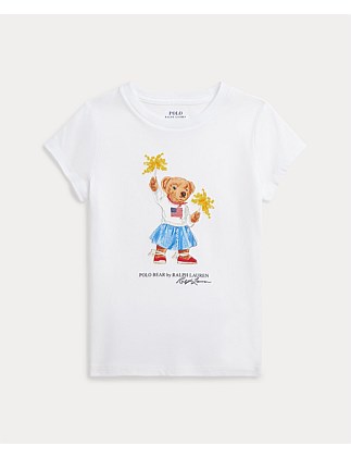 Girls Polo Bear Cotton Jersey Tee (2 Yrs - 6.5 Yrs)