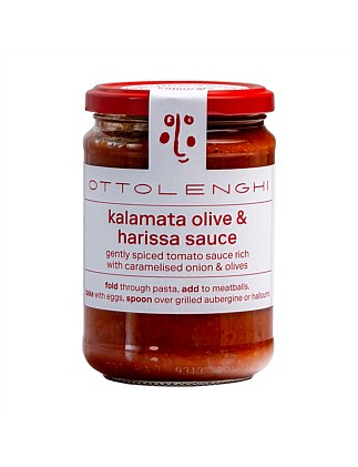 KALAMATA OLIVE & HARISSA SAUCE 350G