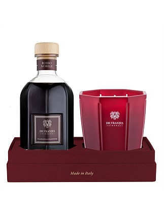 Rosso Nobile Gift Box Diffuser 500ml + Candle 500g