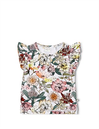 Australiana Organic T-Shirt with Frill