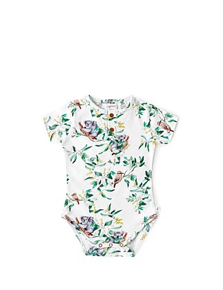 Eucalypt Short Sleeve Organic Bodysuit