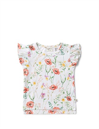 Meadow Organic T-Shirt with Frill