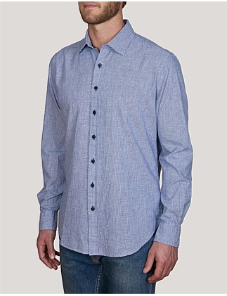 LS AREZZO LINEN BLEND SHIRT