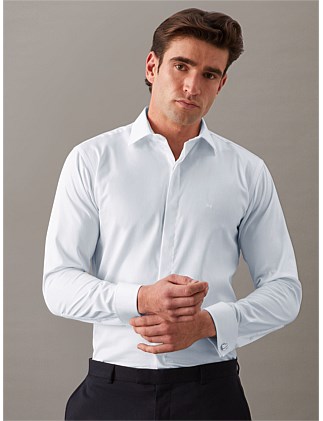 LS SLIM DOUBLE CUFF SHIRT