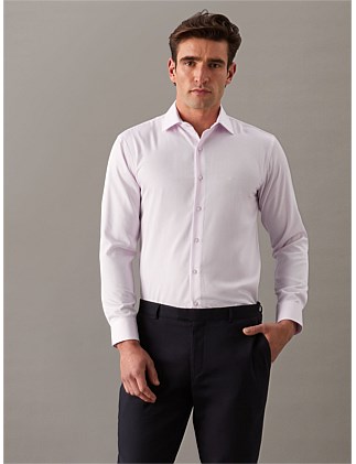 LS SLIM PLAIN TWILL SHIRT