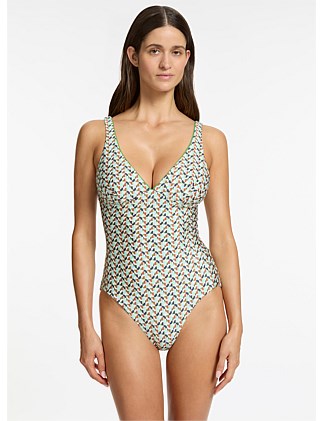 Acacia Plunge U/Wire One Piece Swimsuit