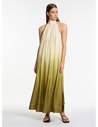 Acacia Haze Halter Maxi Dress