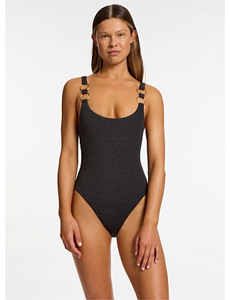 Tirari Nights Scoop Neck One Piece Swimsuit