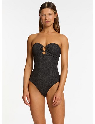 Tirari Nights Bandeau One Piece Swimsuit