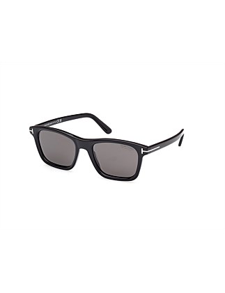 TOM FORD, BARRON, SHINY BLACK , SQUARE SHAPE