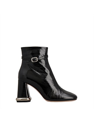 VIV' PODIUM BOOTIES IN PATENT LEATHER