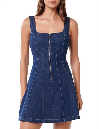 ALLISON MINI DENIM DRESS