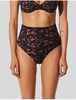 The Rise High Waist Bikini Bottom