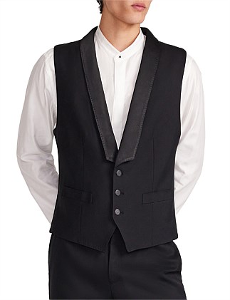 SATIN LAPEL WAISTCOAT