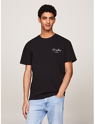 Tommy Flag Back Logo T-Shirt