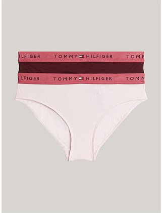 Girls 2-Pack Logo Waistband Briefs