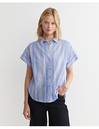 LACEY LADDER STITCH SHIRT