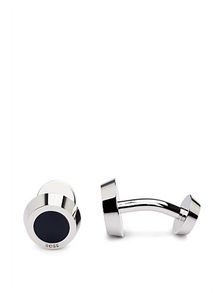 SIMONY CUFFLINK WITH ENAMEL FACE