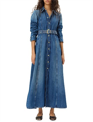 Light Denim Maxi Dress