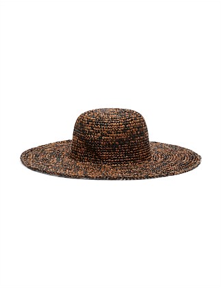 RAFFIA FLOPPY HAT