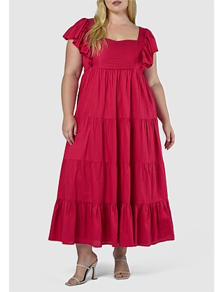 SOMETHING 4 OLIVIA - HARRIET TIERED MAXI DRESS