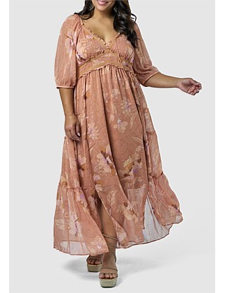 THE POETIC GYPSY - EARTHY ENCHANTRESS MAXI DRESS