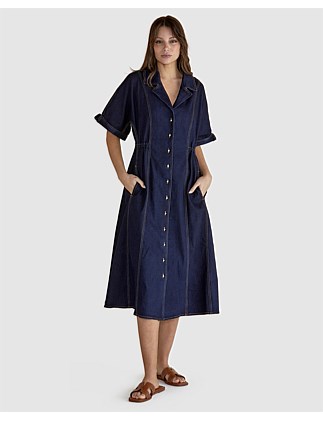 DANA DENIM DRESS