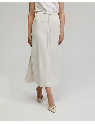 ROSE LINEN BLEND SKIRT