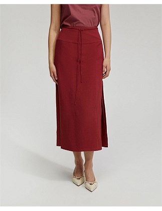 ROSE LINEN BLEND SKIRT