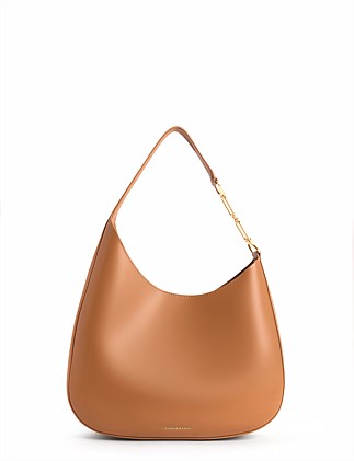 AGATHA CHAIN-ACCENT SLOUCHY HOBO BAG