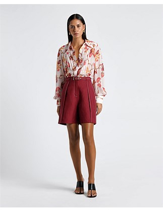 PEACH BLOSSOM GEORGETTE SHIRT