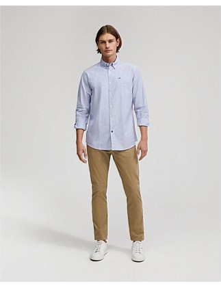 HOLLOWAY OXFORD WEAVE COTTON SHIRT